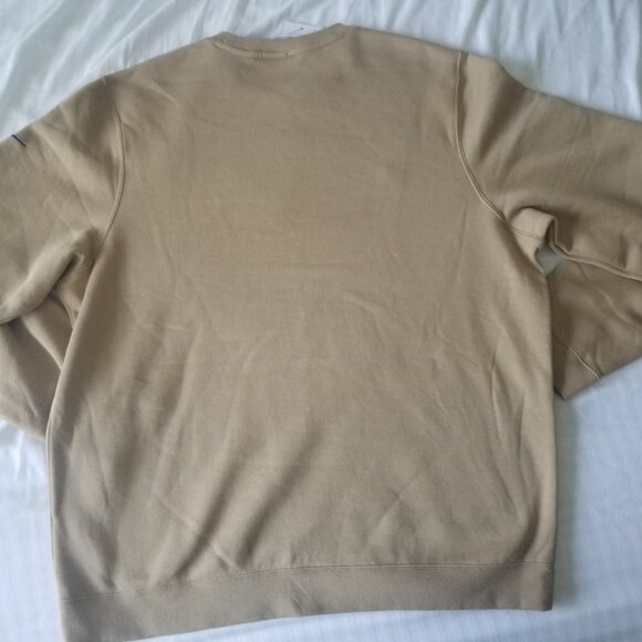 Nike Men's Baltimore Ravens Parachute Tan Rewind Crew Pullover Sweatshirt - Picture 8 of 9